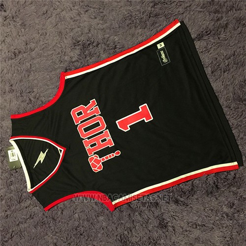 Camiseta Pelicula Avengers Thor NO 1 Negro